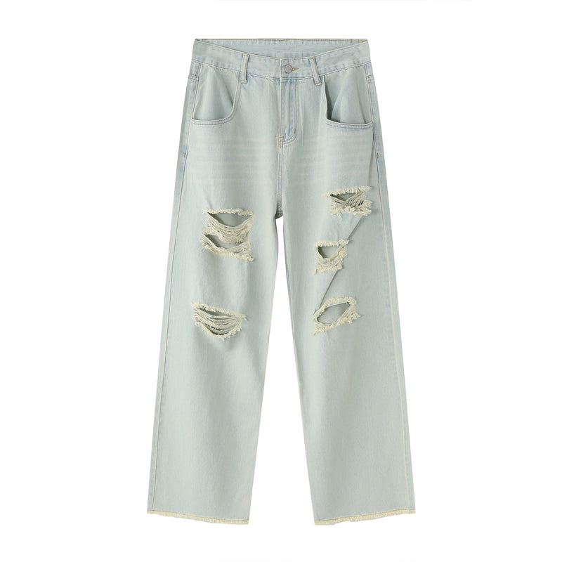 Loose Ripped American Hip Hop Street Jeans