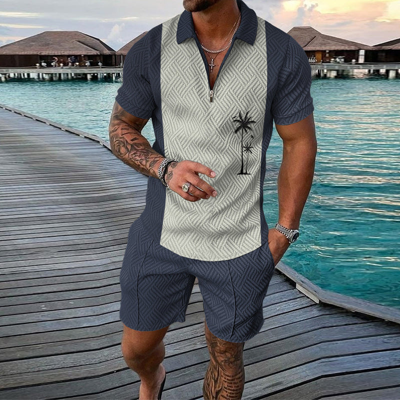Retro Polo Shirt Resort Style Set