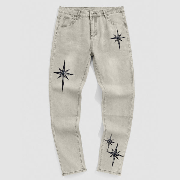 Retro Loose Hip Hop Casual Denim Trousers