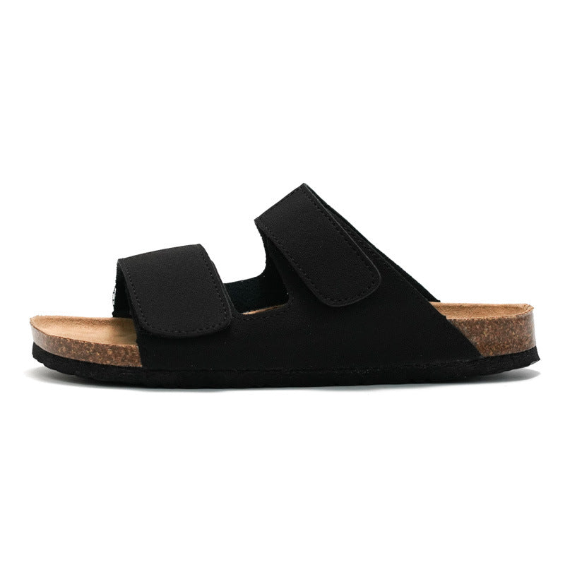 Youth Velcro Flip-flops with Rubber Sole