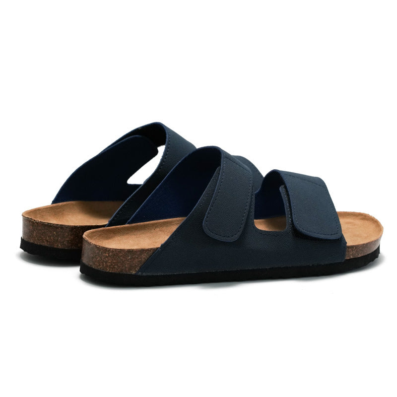 Youth Velcro Flip-flops with Rubber Sole