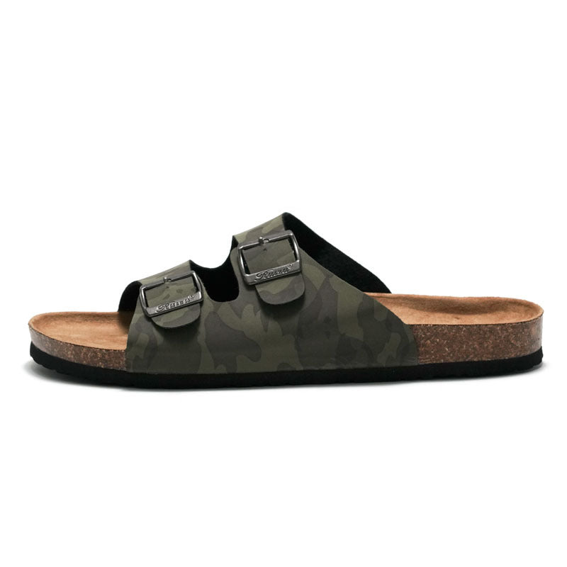 Camouflage Cork Sandals for Youth