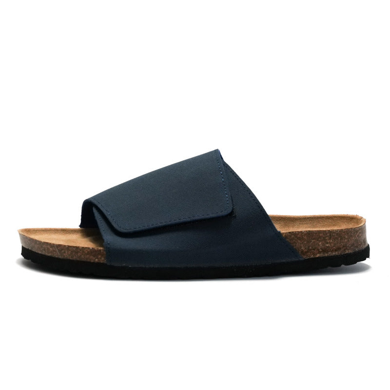 Trendy Men's Cork Slippers for Beach & Leisure