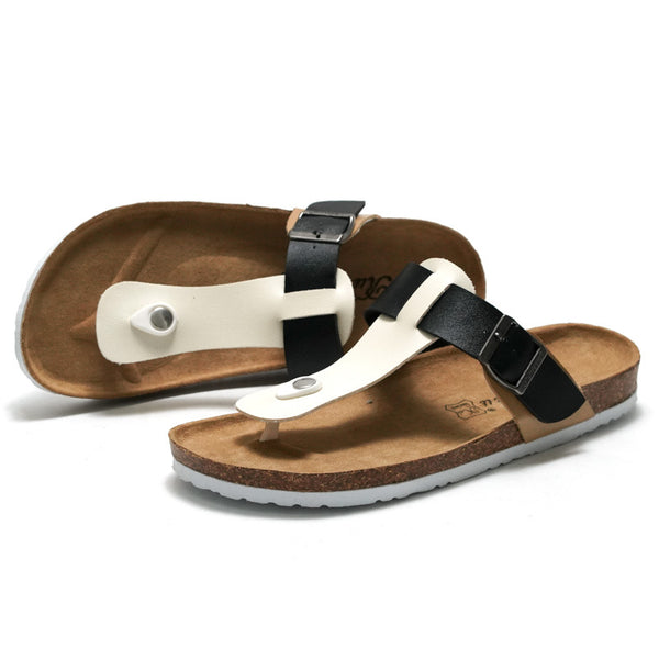 Color Block Overlay Sandals for Youth in 3 Shades