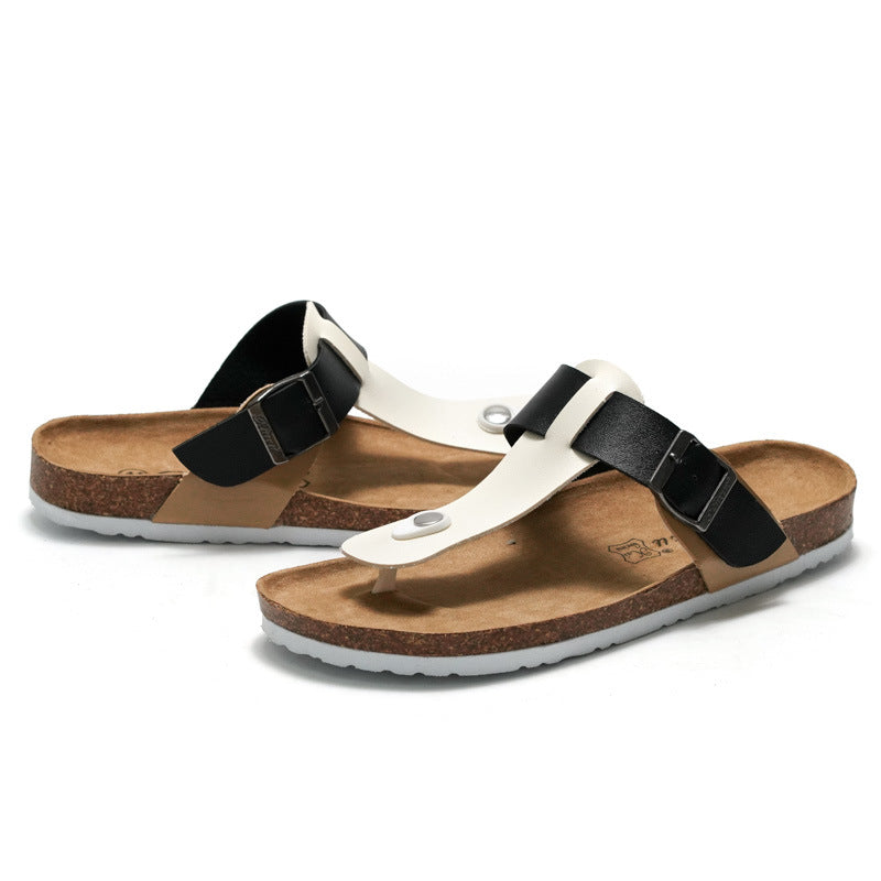 Color Block Overlay Sandals for Youth in 3 Shades